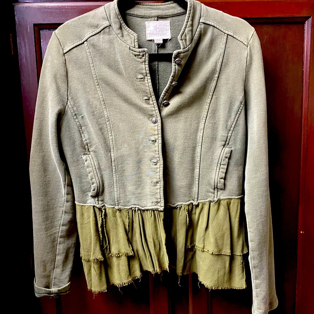 Others Follow Army Green Jacket
